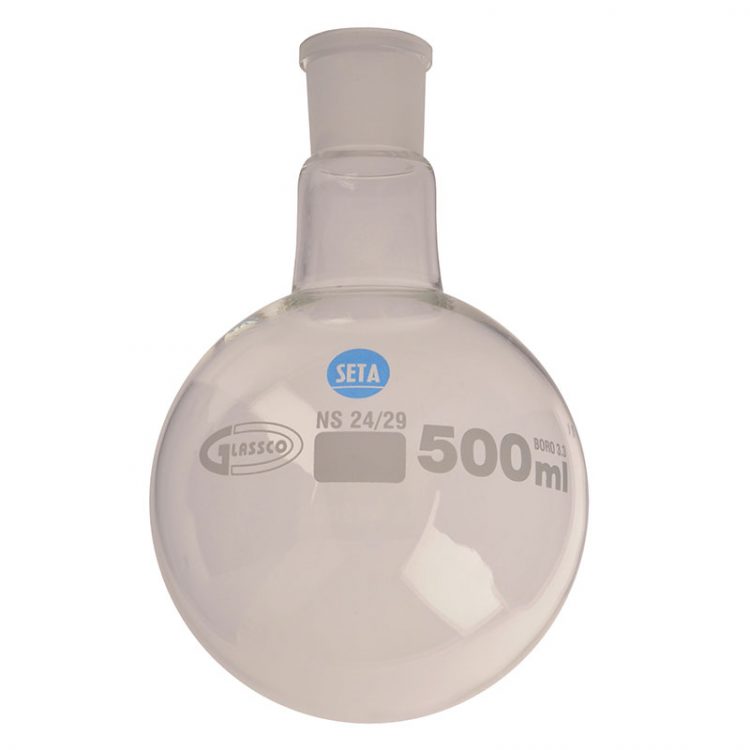 Glass Flask 500 ml B24 Cone - 24401-0'